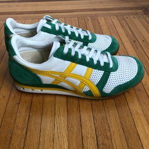 Onitsuka tiger shoes, green & yellow - 7.5 W/6 M